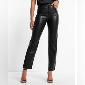 NWT Faux Leather Pants Size 10